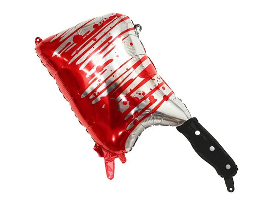 Cleaver with Blood, 36.5x88.5 cm, mix - Foil Balloons - Party Deco
