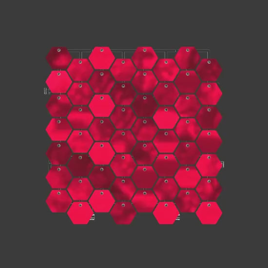 Honeycomb Red #02