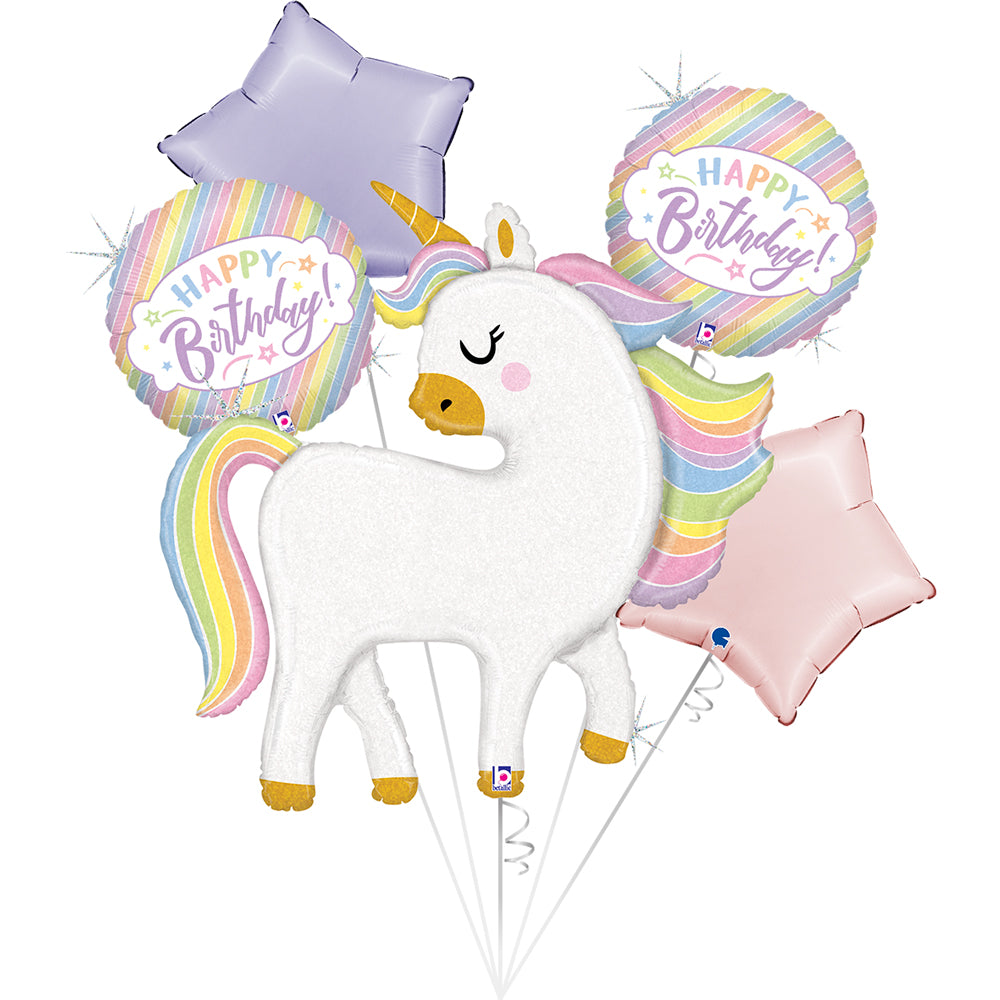 Set Glitter Pastel Unicorn Single Pack - Grabo Foil