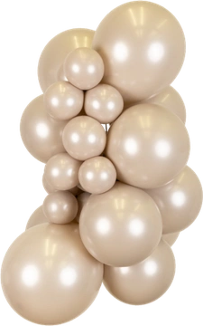 Aura Beige Cream Kalisan balloon cluster