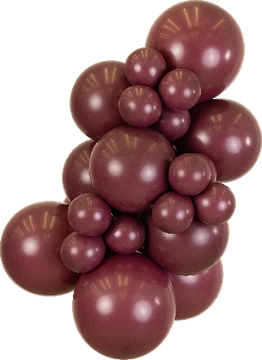 Standard Burgundy Kalisan balloon cluster
