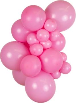Standard Candy Pink Kalisan balloon cluster