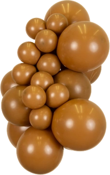 Standard Caramel Brown Kalisan balloon cluster