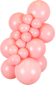 Standard Flamingo Pink Kalisan balloon cluster