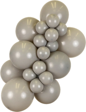 Standard Grey Kalisan balloon cluster