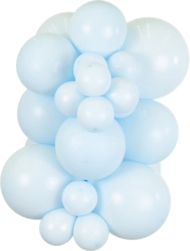 Macaron Baby Blue Kalisan balloon cluster