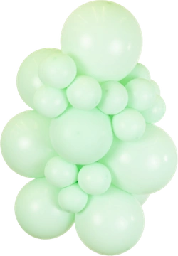 Macaron Green Kalisan balloon cluster