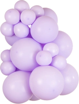Macaron Lilac Kalisan balloon cluster