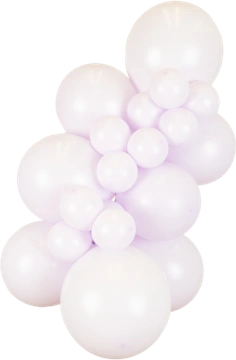 Macaron Pale Lilac Kalisan balloon cluster