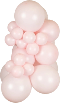 Macaron Pale Pink Kalisan balloon cluster