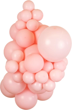 Macaron Pink Kalisan balloon cluster
