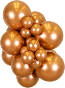 Mirror Copper Kalisan balloon cluster