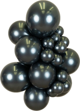 Mirror Navy Kalisan balloon cluster