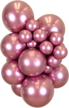 Mirror Pink Kalisan balloon cluster