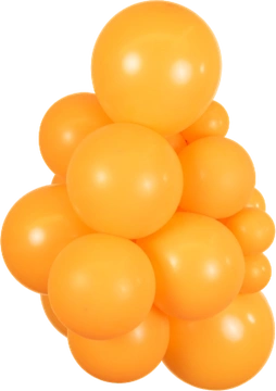 Standard Orange Kalisan balloon cluster