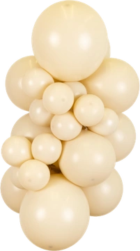 Retro White Sand Kalisan balloon cluster