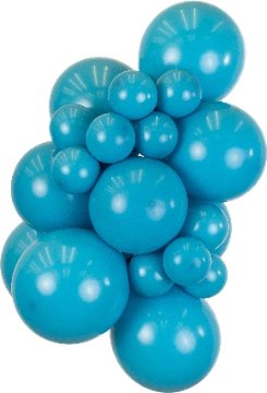 Standard Turquoise Kalisan balloon cluster